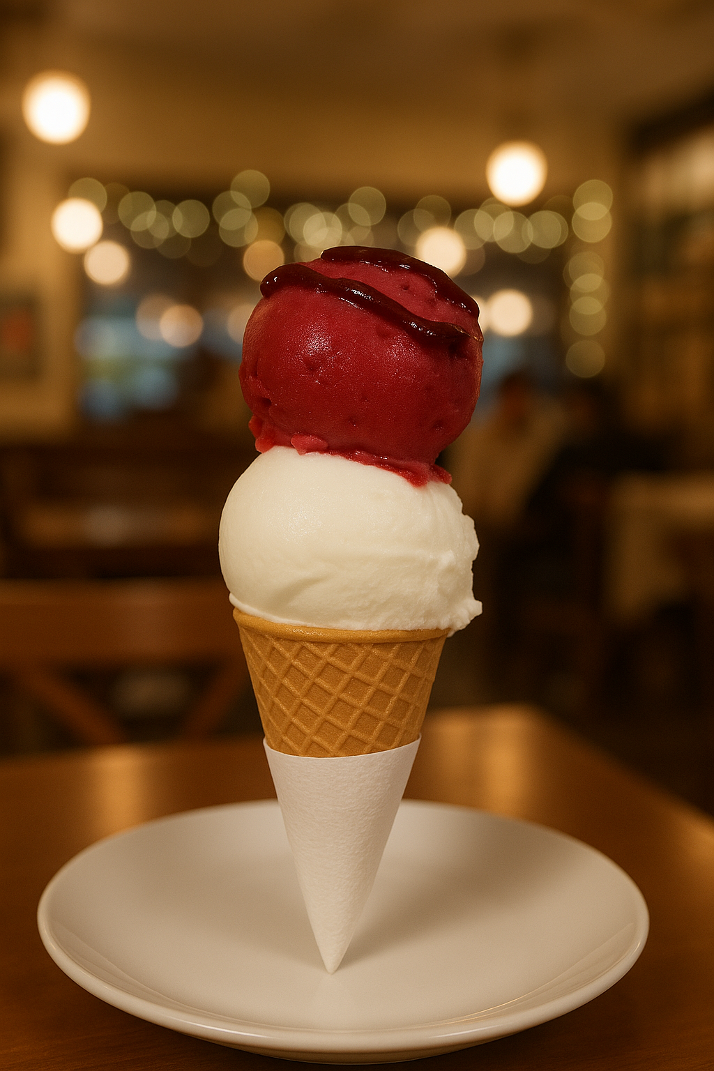 Helado en cono